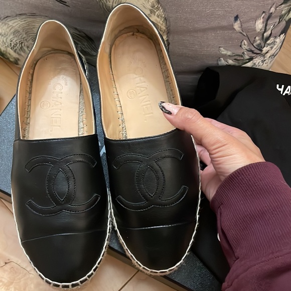 Preloved Chanel Espadrilles black/black - Picture 8 of 8